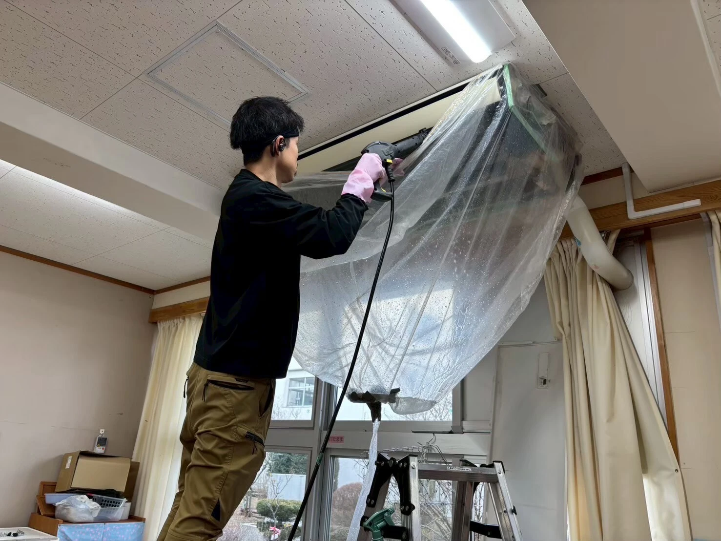 エアコンクリーニングの手順